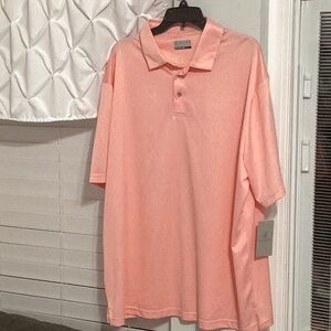 Izod Men's Peach Polo Shirt